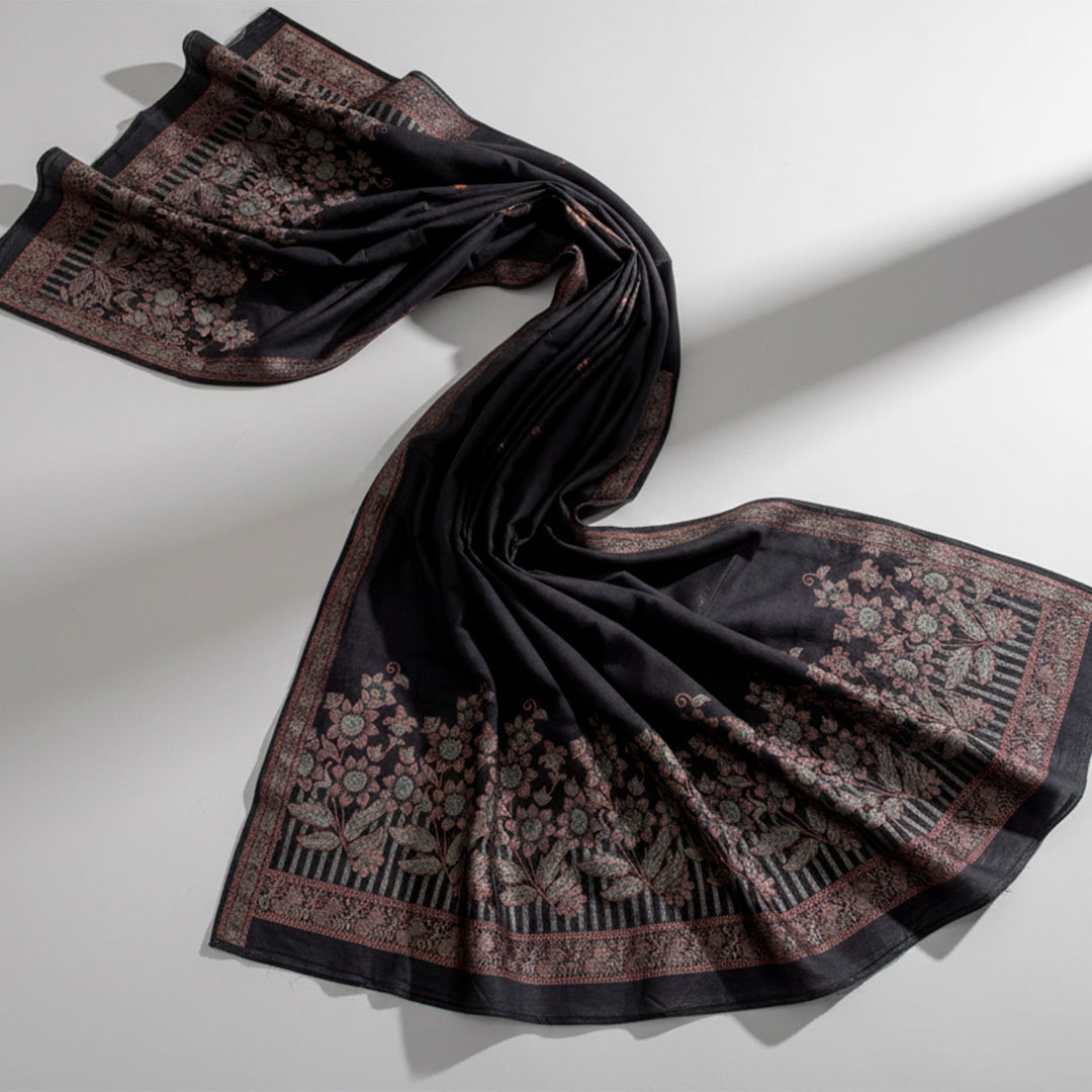 U02-25073-05A | Cotton Jacquard (Dupatta)