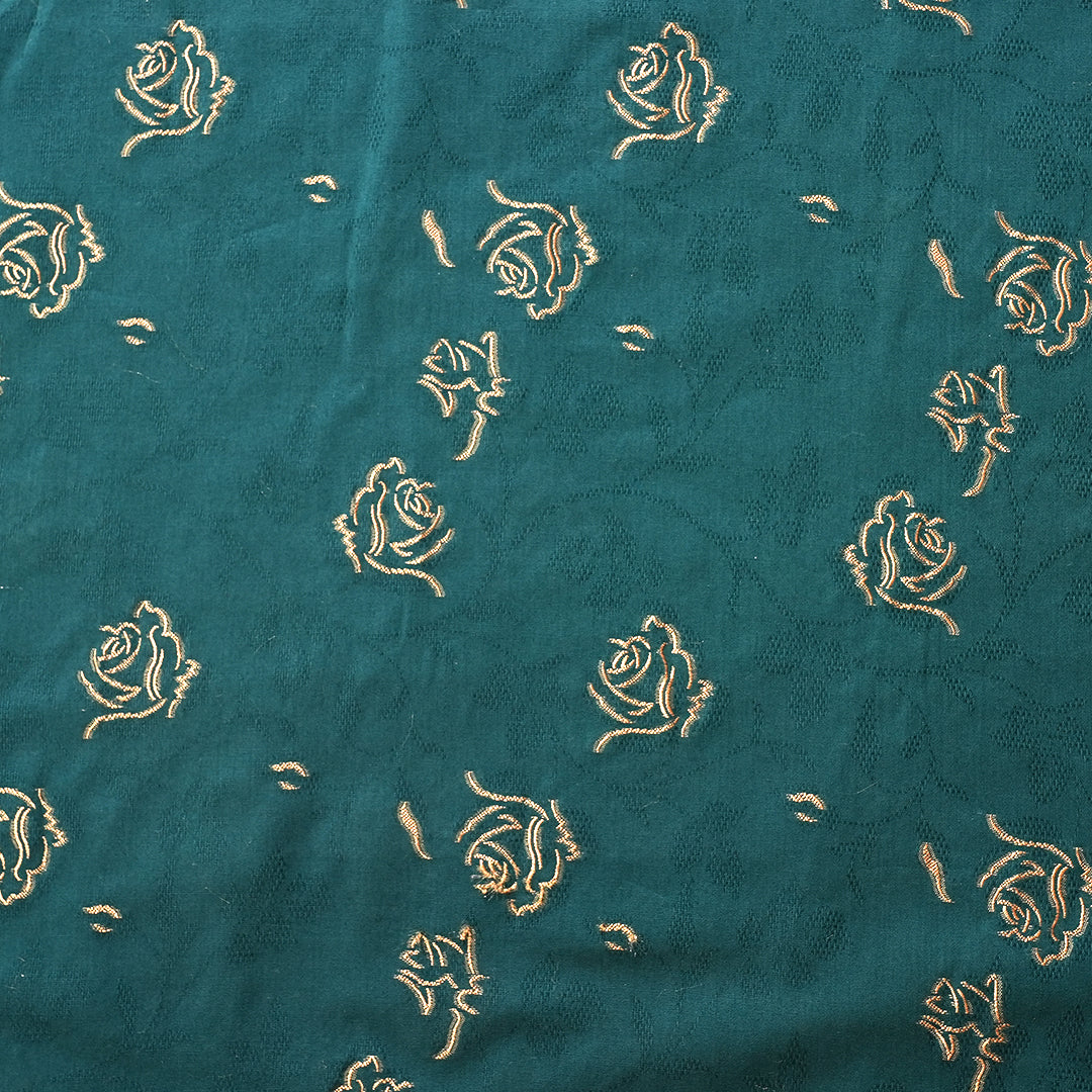 P16-25167-03A – Green Cotton Jacquard Shirt Fabric