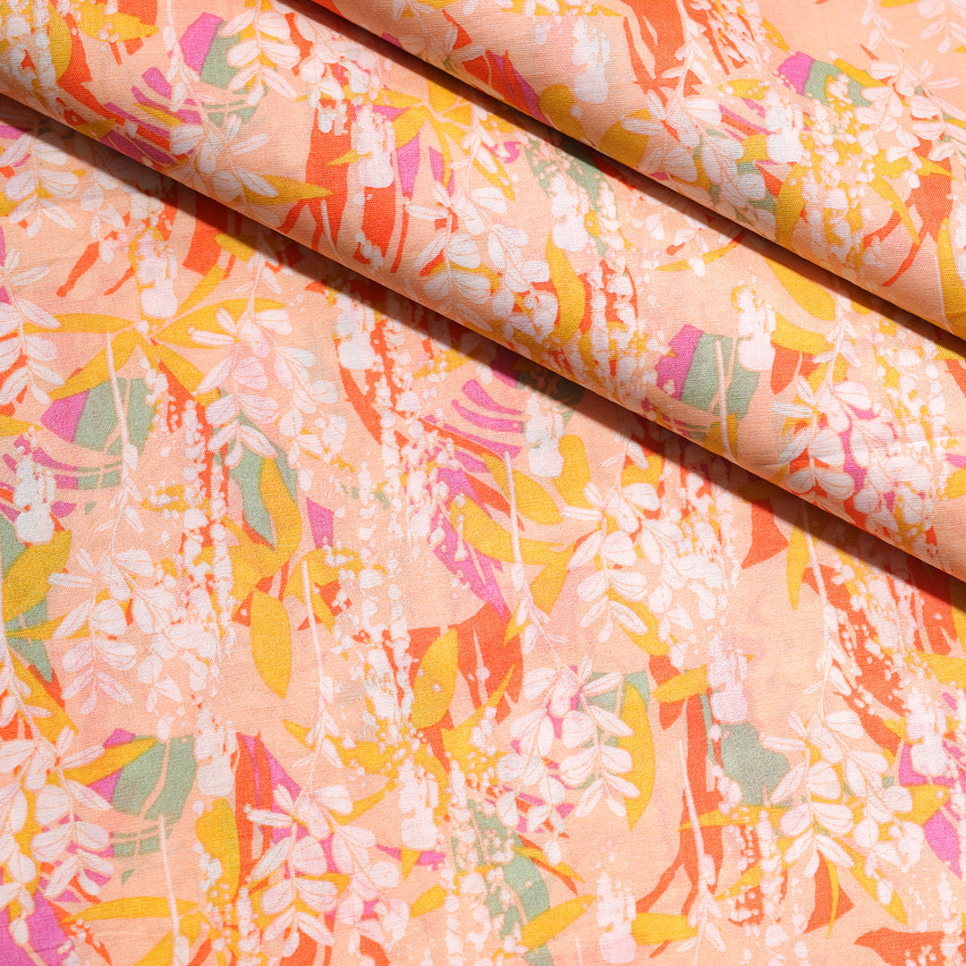 P16-25189-03A – Light Green Printed Lawn Suit Fabric