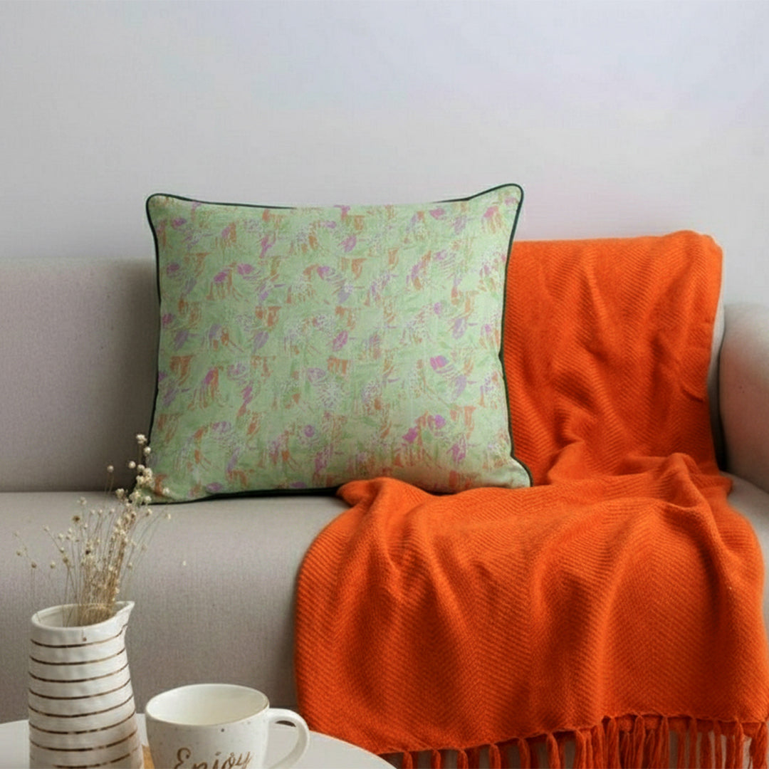 P16-25189-03B – Light Green Printed Lawn Shirt & Trouser Fabric