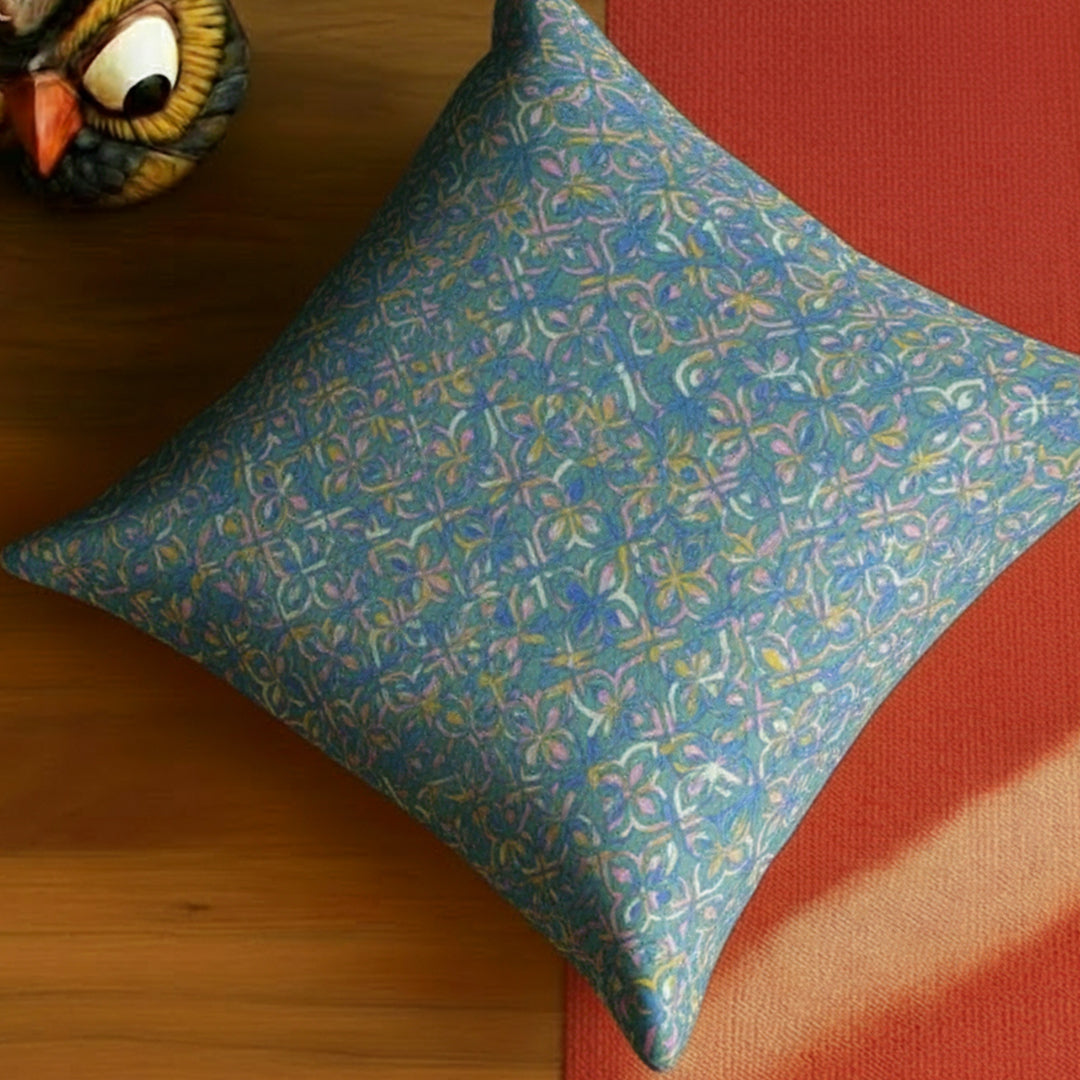 P16-25189-06A – Blue Printed Lawn Shirt Fabric