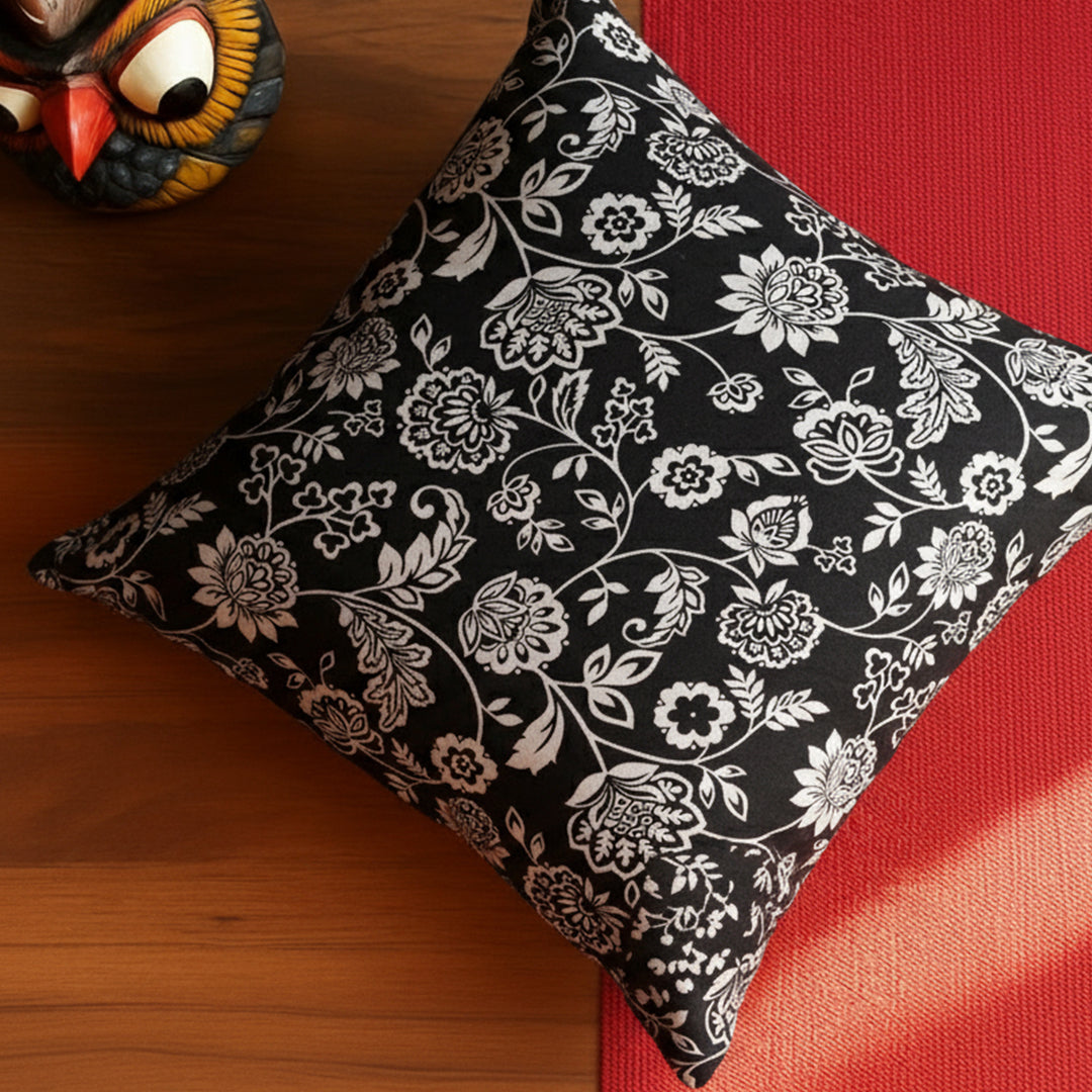 P16-25221-04B – Black Printed Lawn Shirt & Trouser Fabric