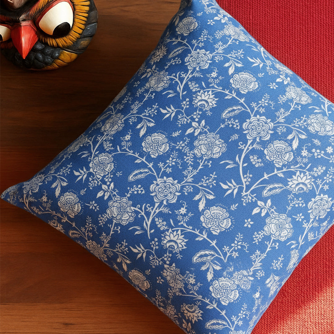 P16-25237-01B – Blue Printed Lawn Shirt Fabric