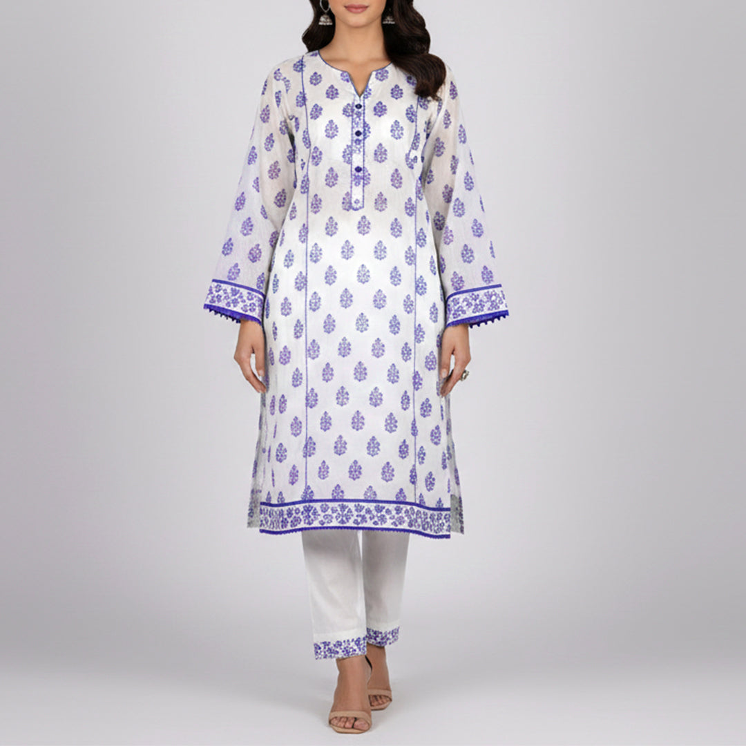 25387-05B Printed Khaddar (Trouser)