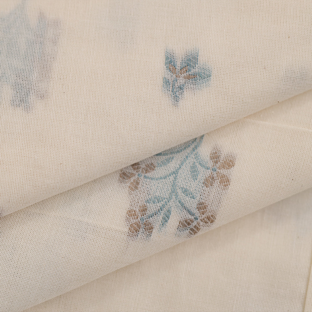 All over Jacquard Greige Fabric – JQ 13179