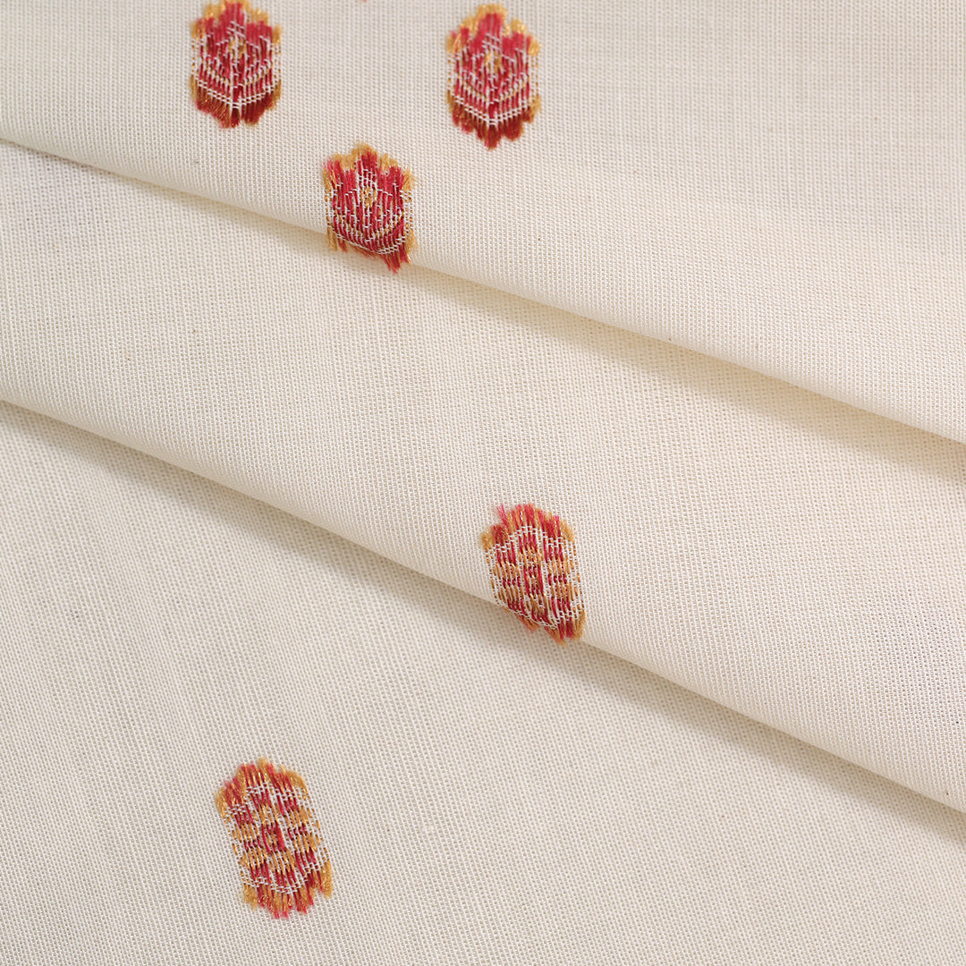 Allover Jacquard Greige Fabric – JQ 12973