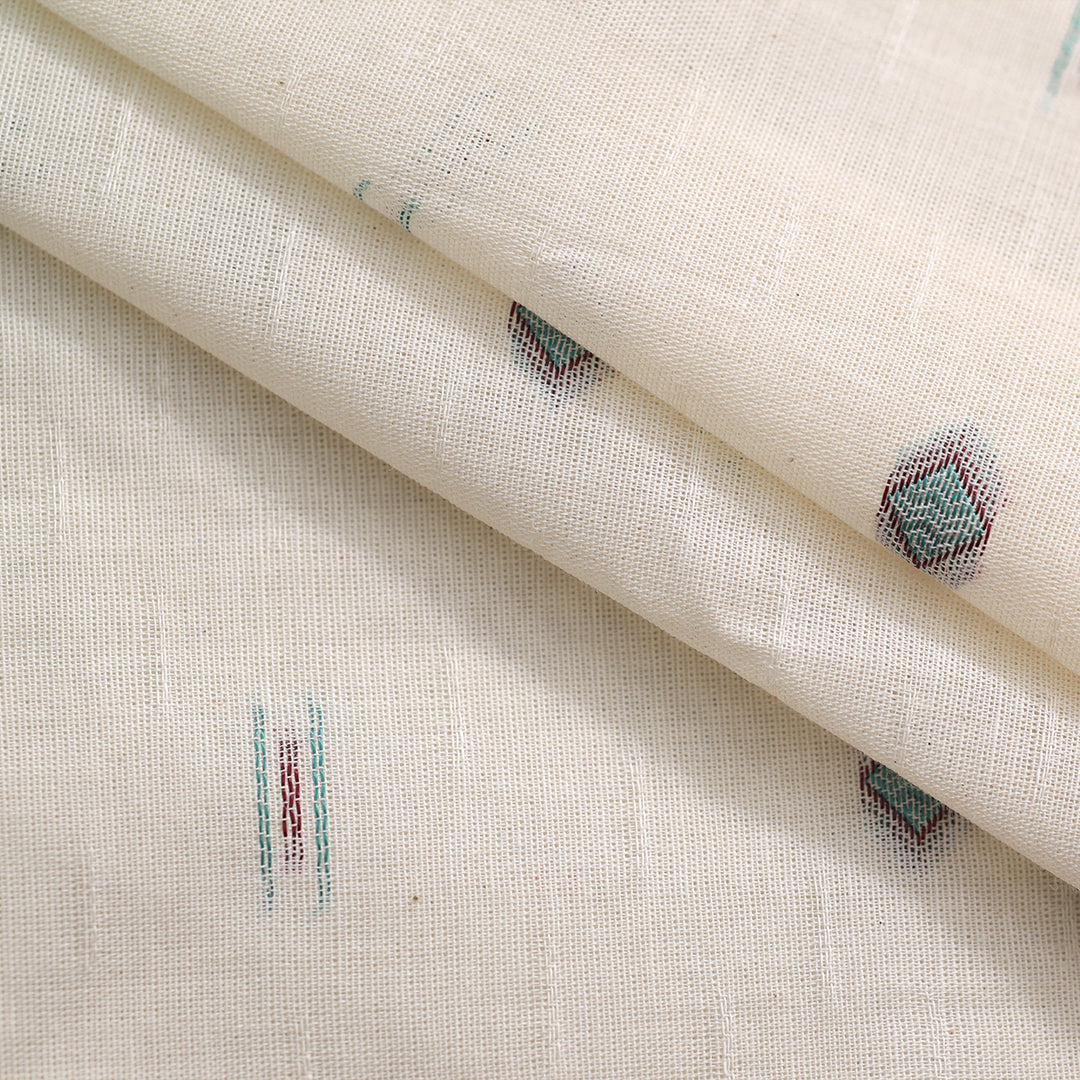 Allover Jacquard Greige Fabric – JQ 13145