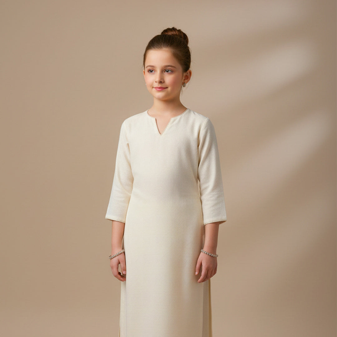 Cotton Self Jacquard Greige Fabric - JQ 12539