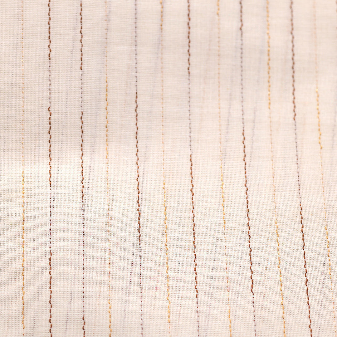 Compose Jacquard Dupatta Greige Fabric - JQ 10020