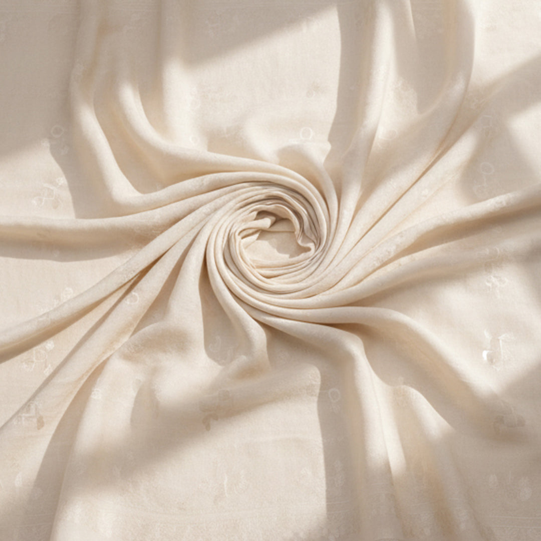 Acrylic Jacquard Greige Fabric – JQ 9096