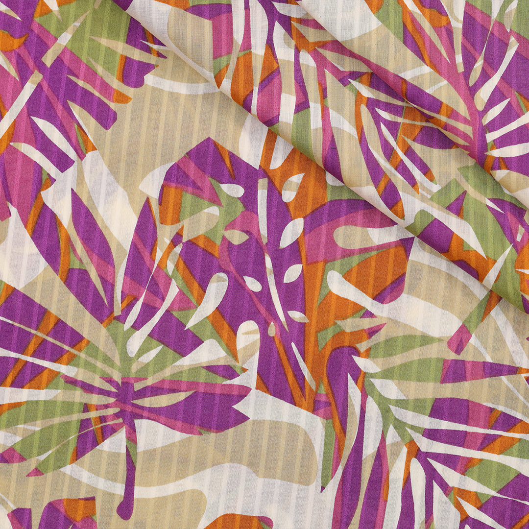 25189-08B – Baby Pink Printed Cambic Cotton Shirt Fabric