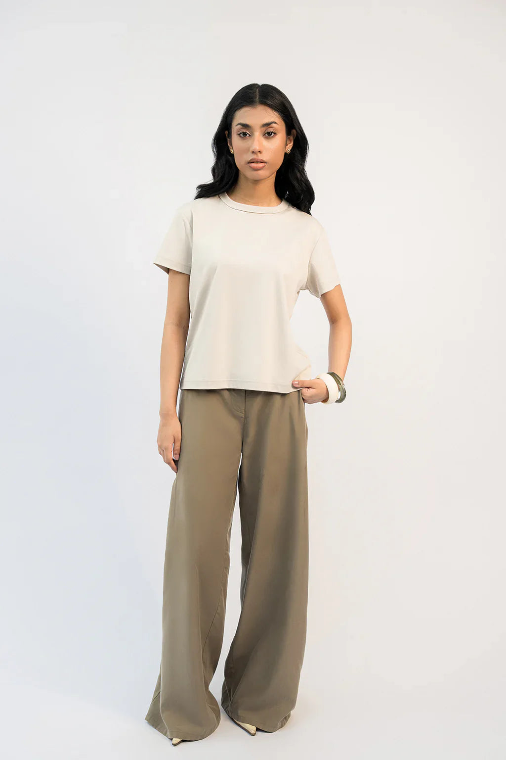 Everyday Regular Tee - Beige