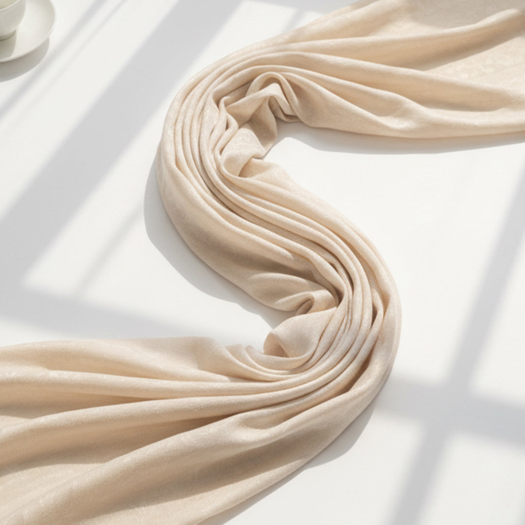 Acrylic Jacquard Greige Fabric – JQ 8983