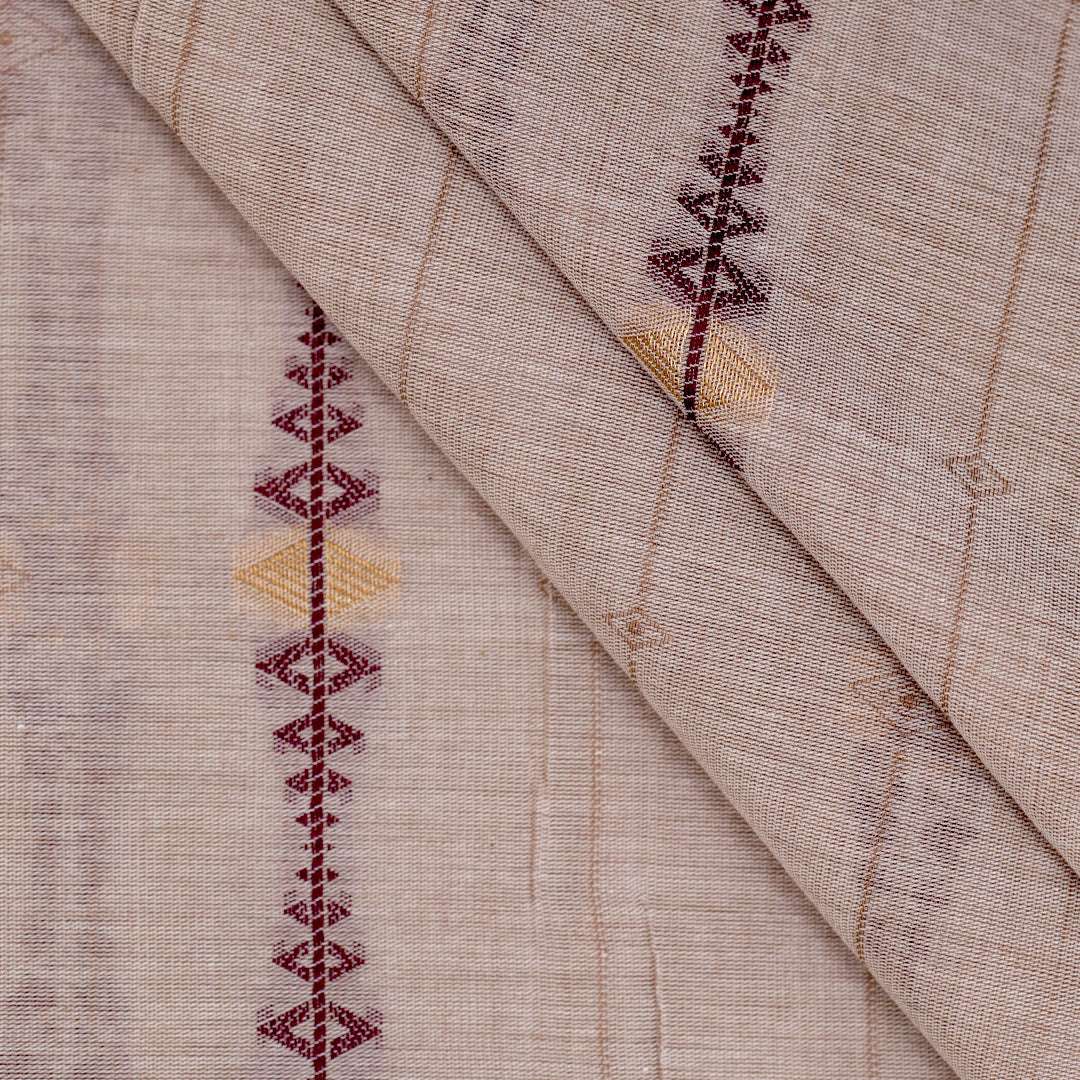 Yarn Dyed Jacquard Dupatta Greige Fabric - JQ 10797