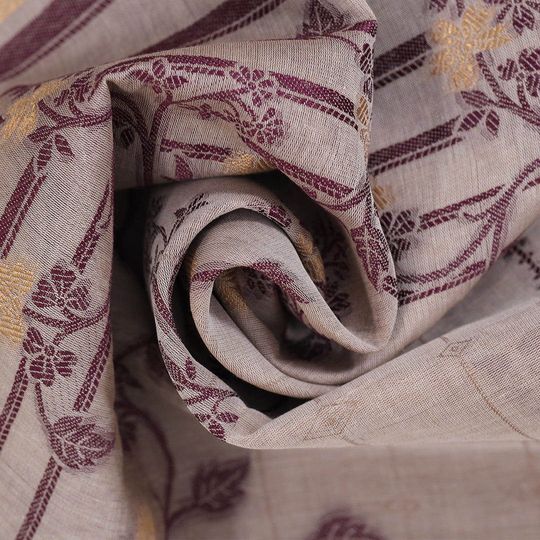 Yarn Dyed Jacquard Dupatta Greige Fabric - JQ 10797