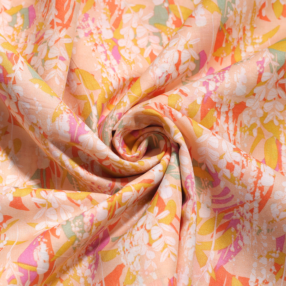 P16-25189-03A – Light Green Printed Lawn Suit Fabric