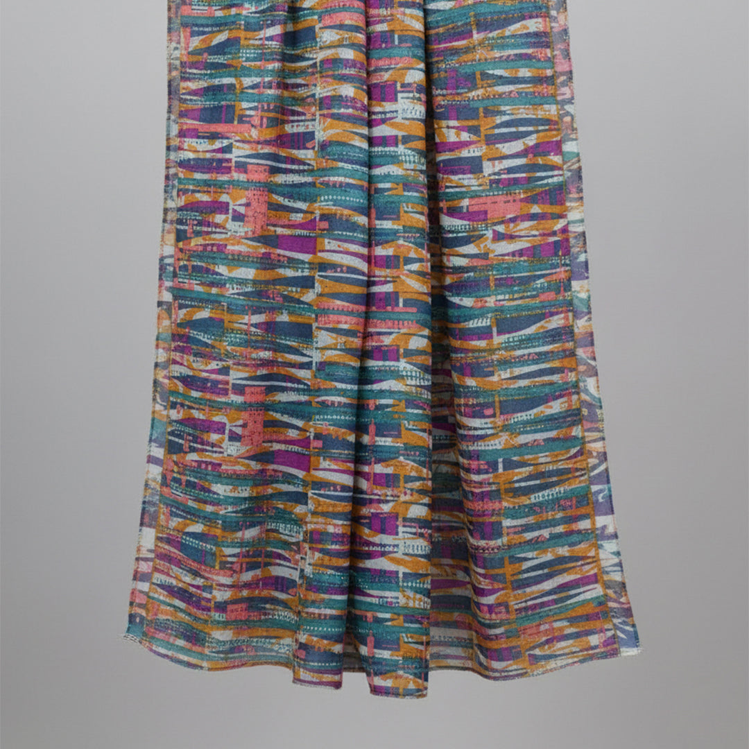 P16-25189-05A – Multi Printed Lawn Shirt Fabric