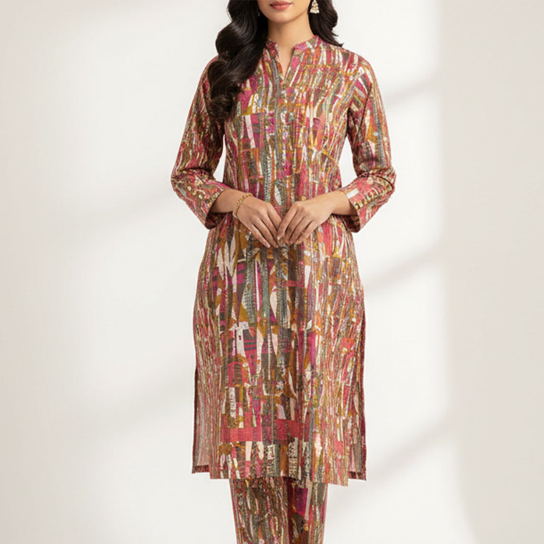 P16-25189-05B | Printed Lawn (Shirt + Trouser)