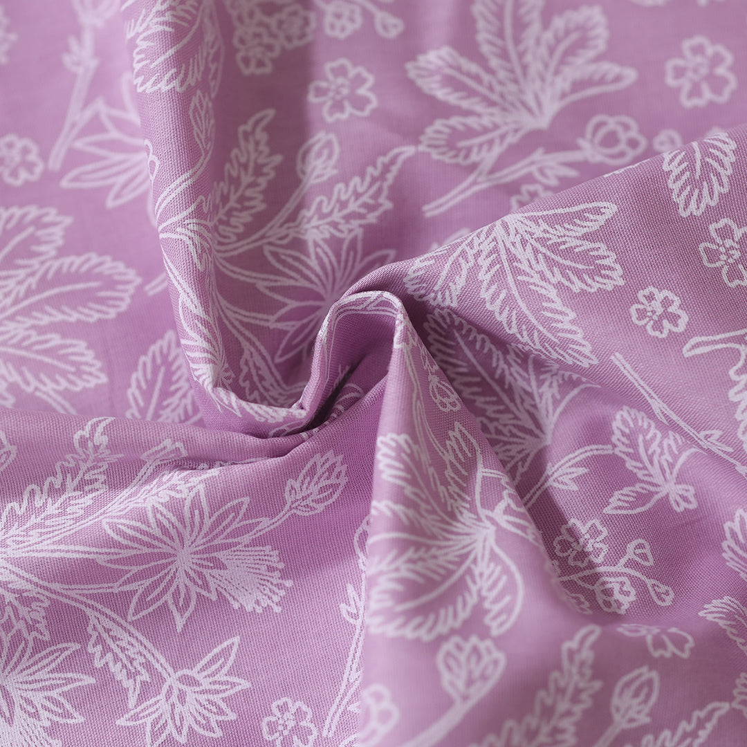 P16-25195-03A – Light Purple Printed Lawn Shirt Fabric