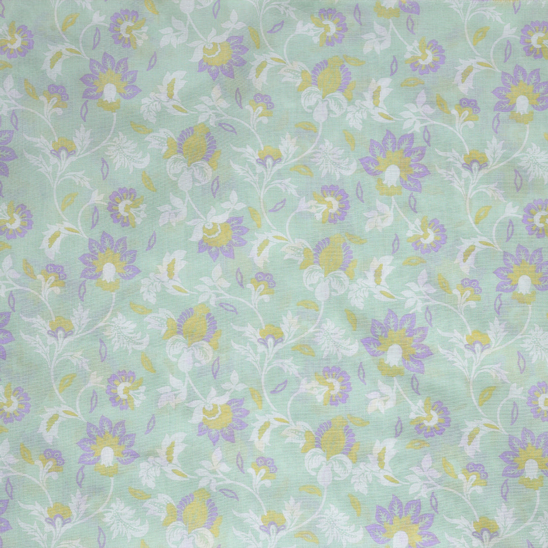 P16-25221-02A – Light Green Printed Lawn Suit Fabric