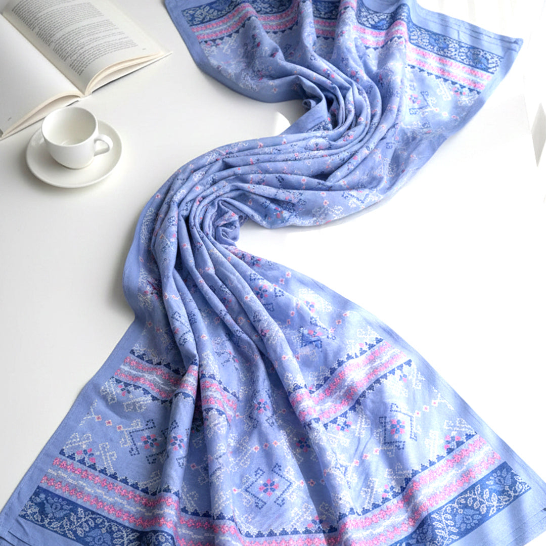 U01-25348-07A | Printed Cotton (Dupatta)