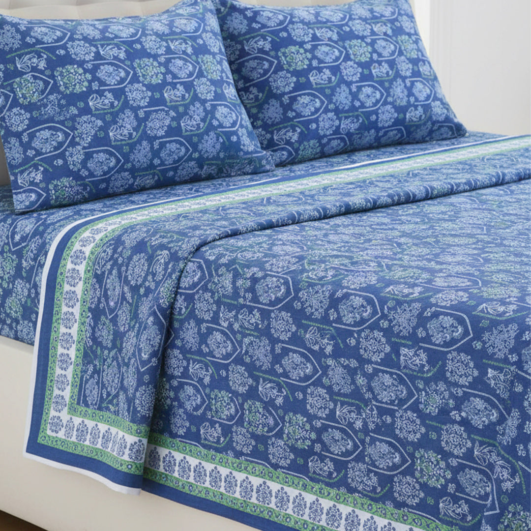 P14-25558-03B – Blue  Khaddar Trouser Fabric