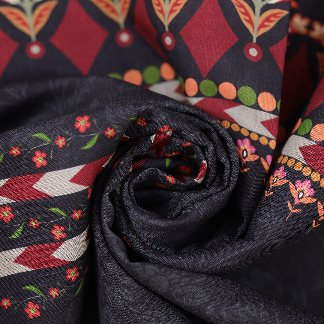 P16-25561-05A Printed Khaddar (Trouser)