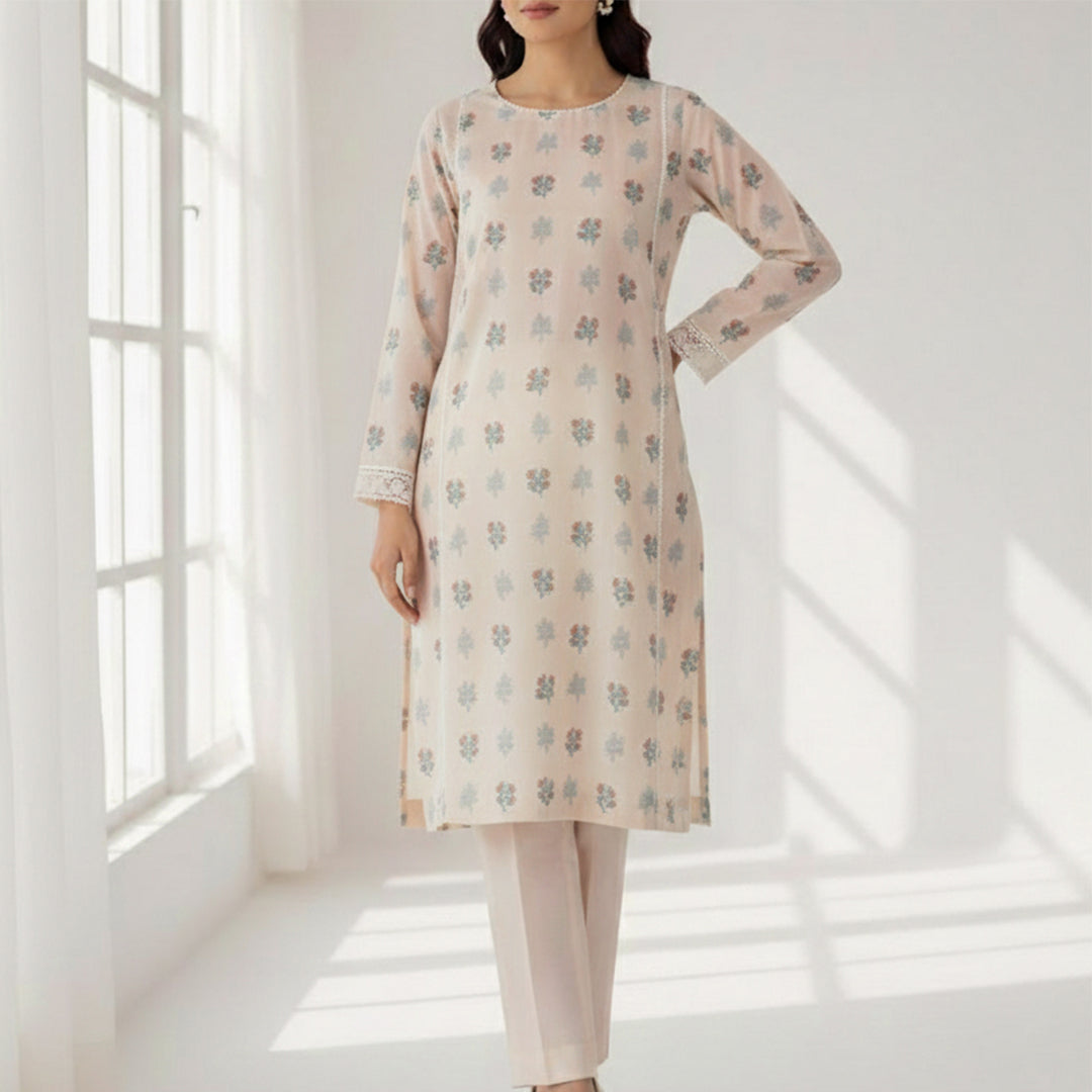 All over Jacquard Greige Fabric – JQ 13179