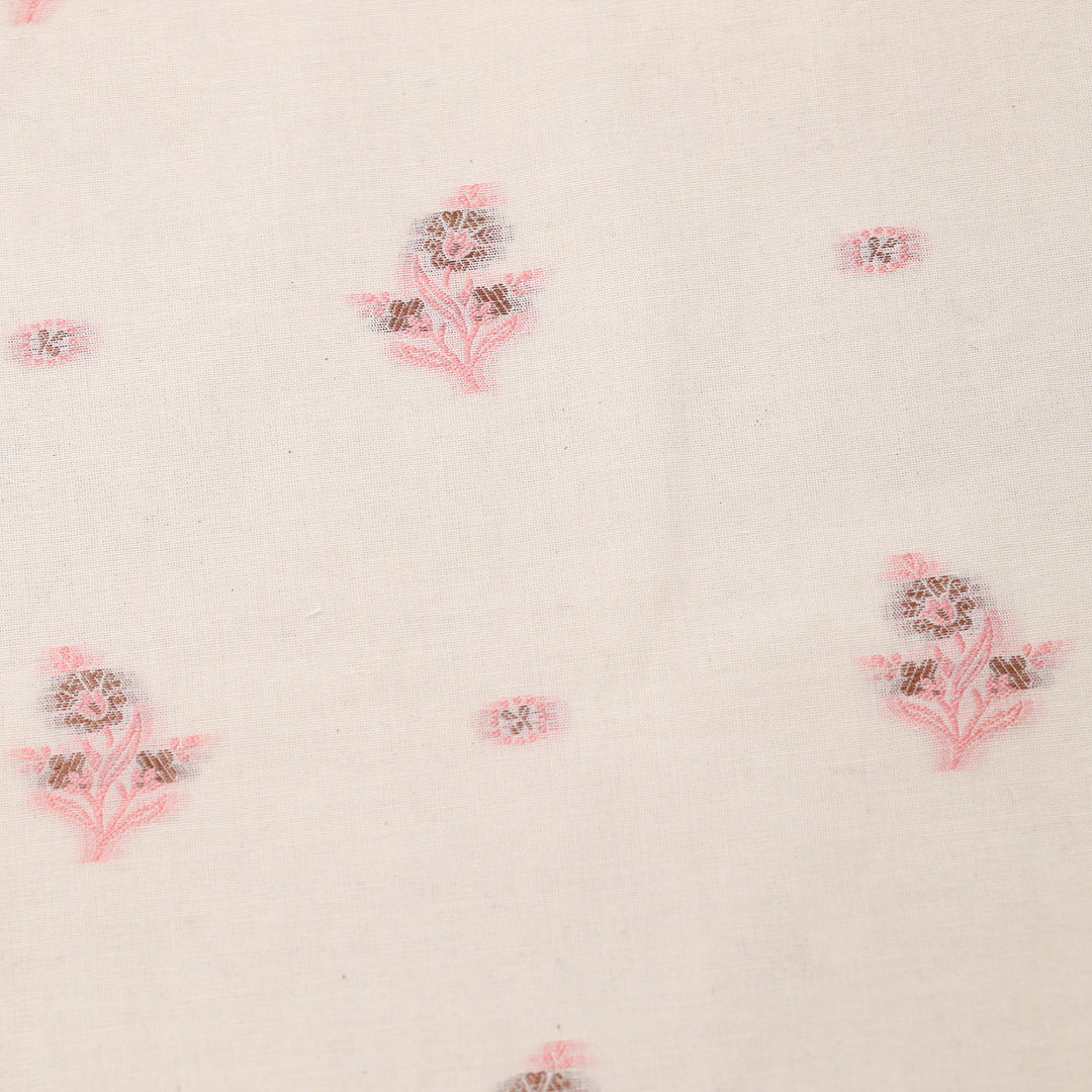Allover Jacquard Greige Fabric – JQ 12663