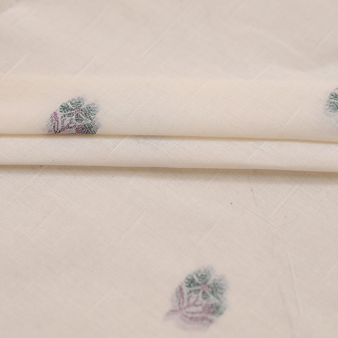 Allover Jacquard Greige Fabric – JQ 13142