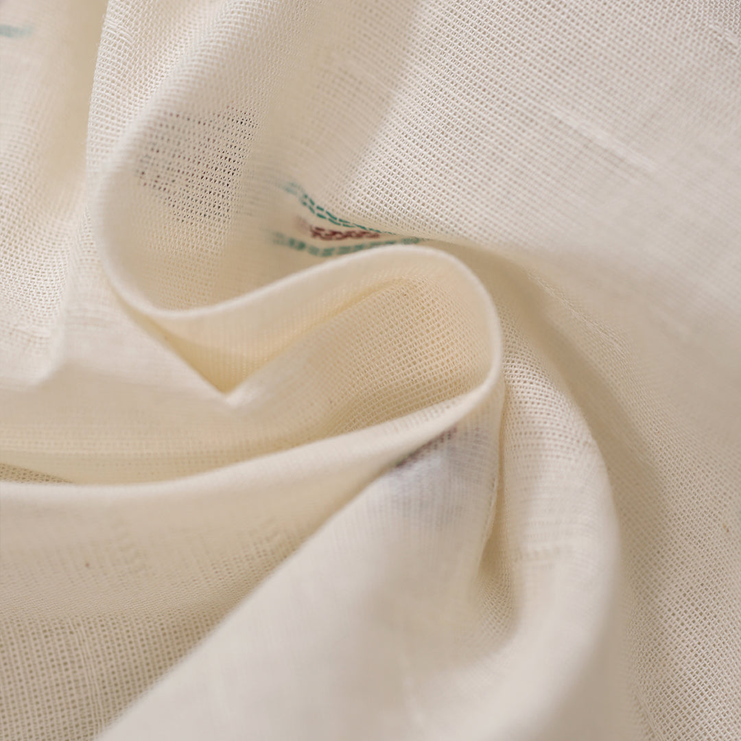 Allover Jacquard Greige Fabric – JQ 13145