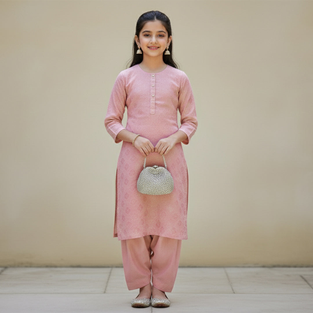 Cotton Self Jacquard Greige Fabric - JQ 13731