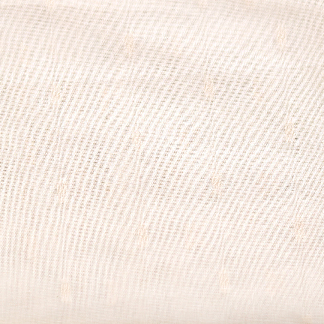 Cotton Self Jacquard Dupatta Greige Fabric - JQ 9174