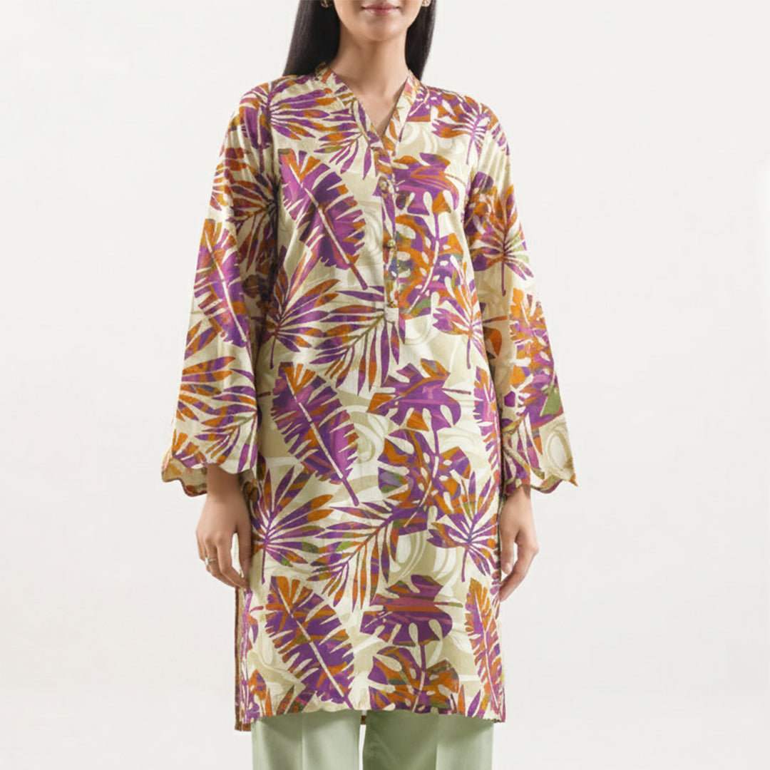 25189-08B – Baby Pink Printed Cambic Cotton Shirt Fabric