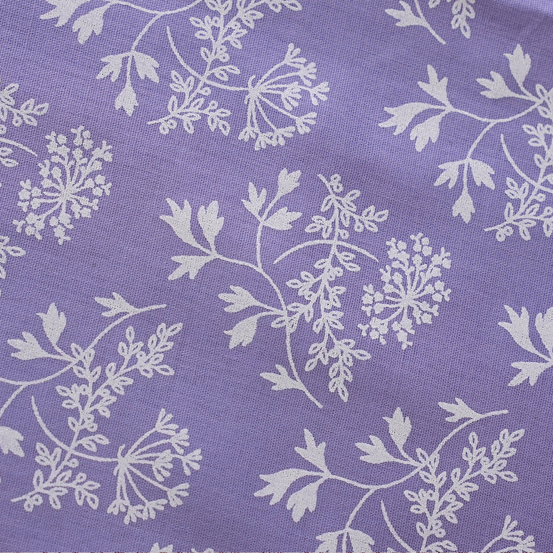 25195-02B – Purple Printed Cambic Cotton Shirt Fabric