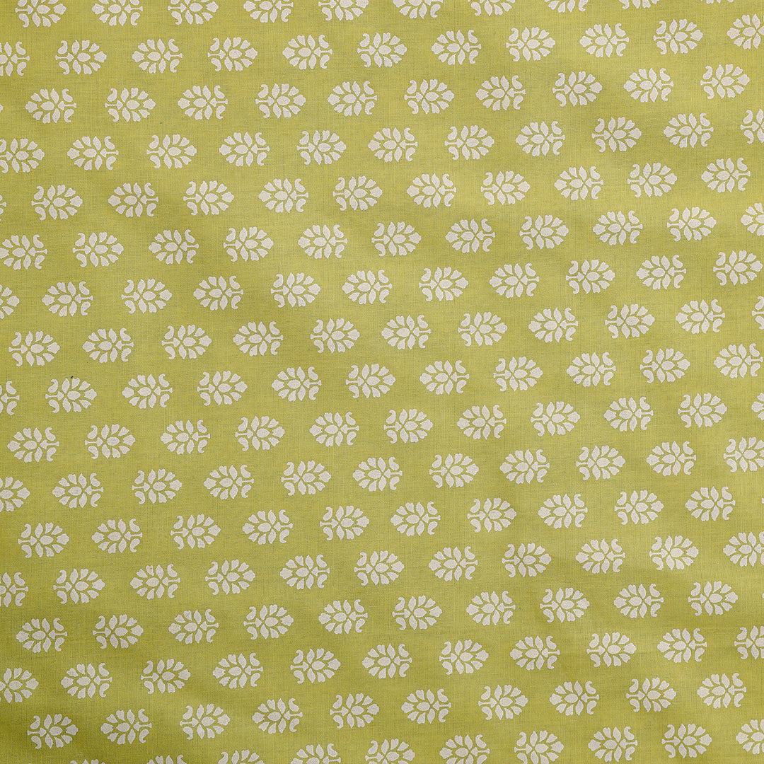 25195-04A – Lemon Printed Cambic Cotton Shirt & Trouser Fabric