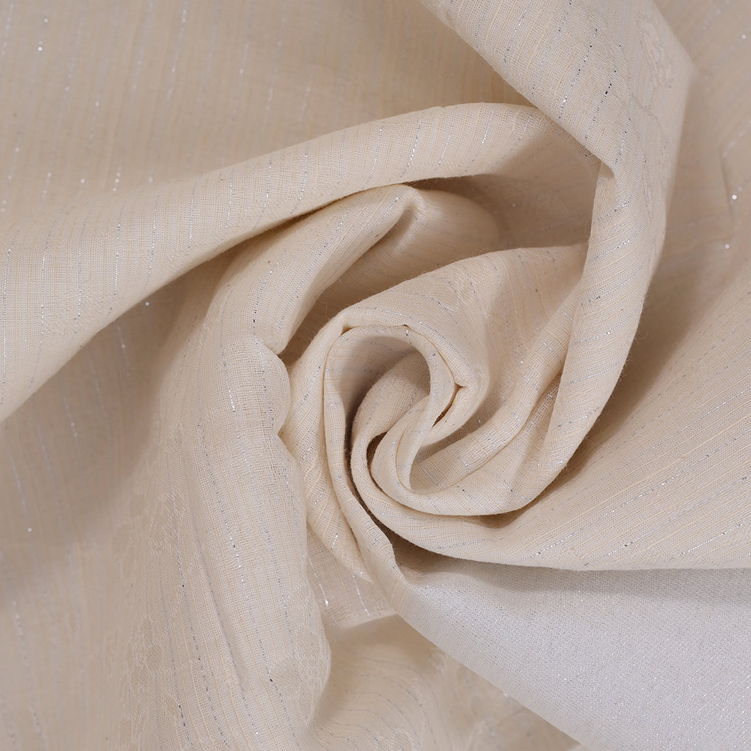 Jacquard Dupatta Greige Fabric - JQ 9210