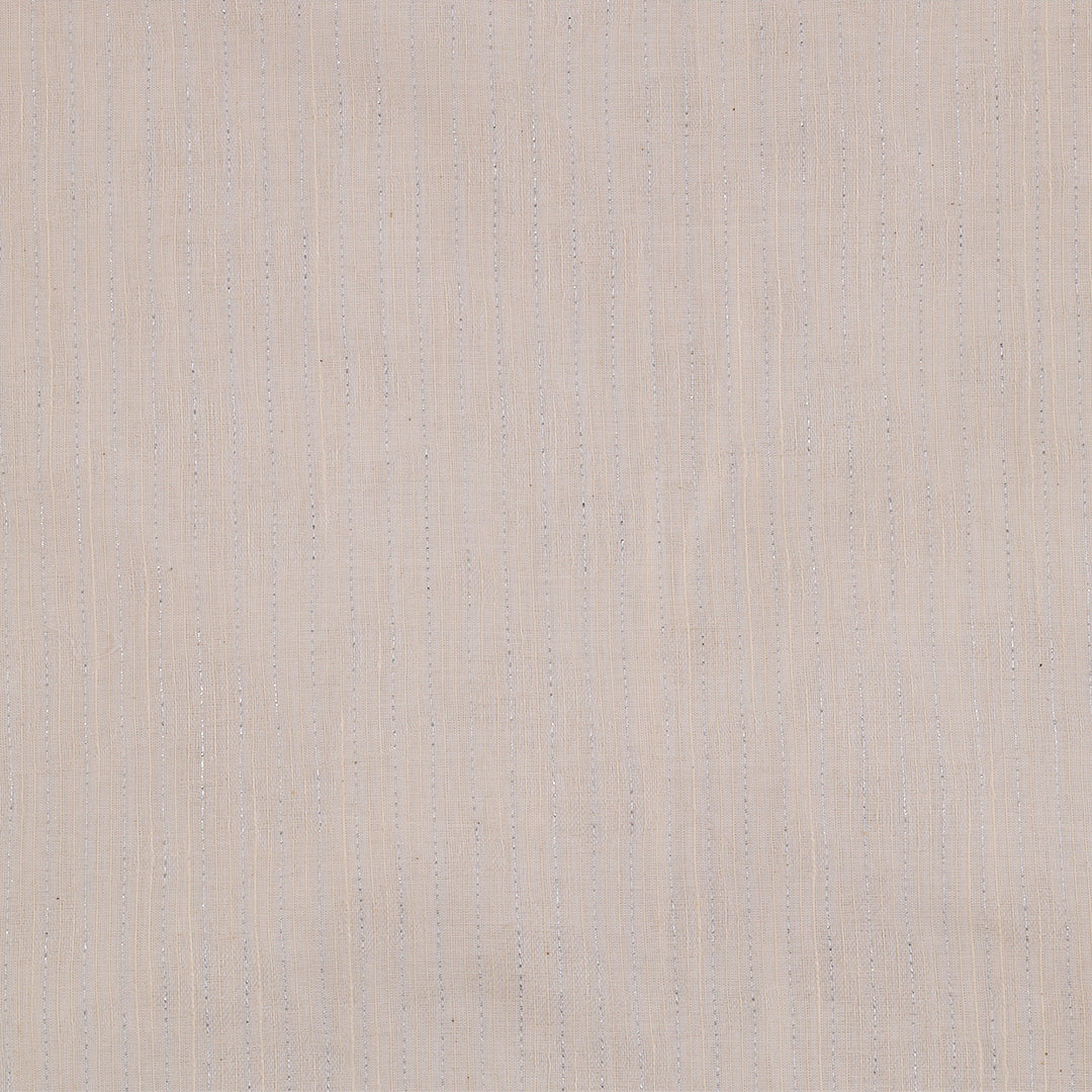 Silver Metallic Jacquard Greige Fabric – JQ 9215